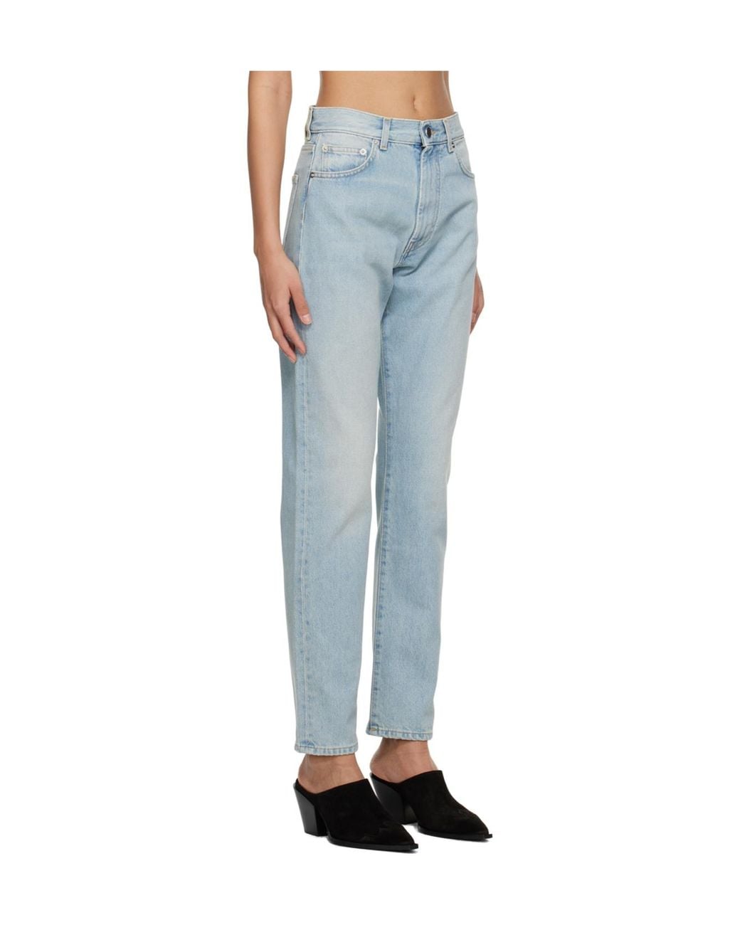 Loulou de Saison Black Classic Wular Denim Jeans