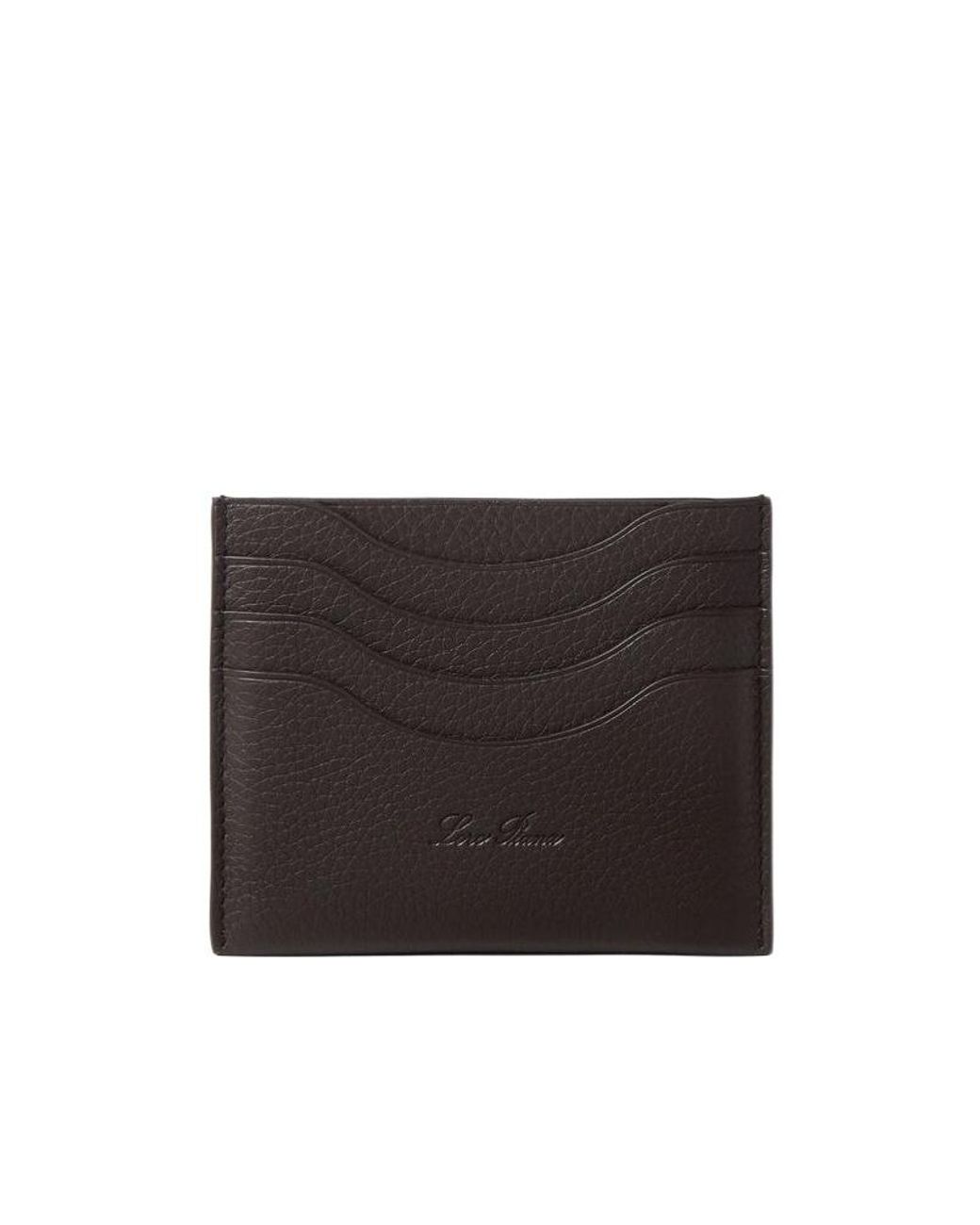 Loro Piana Black Extra Cardholder for men