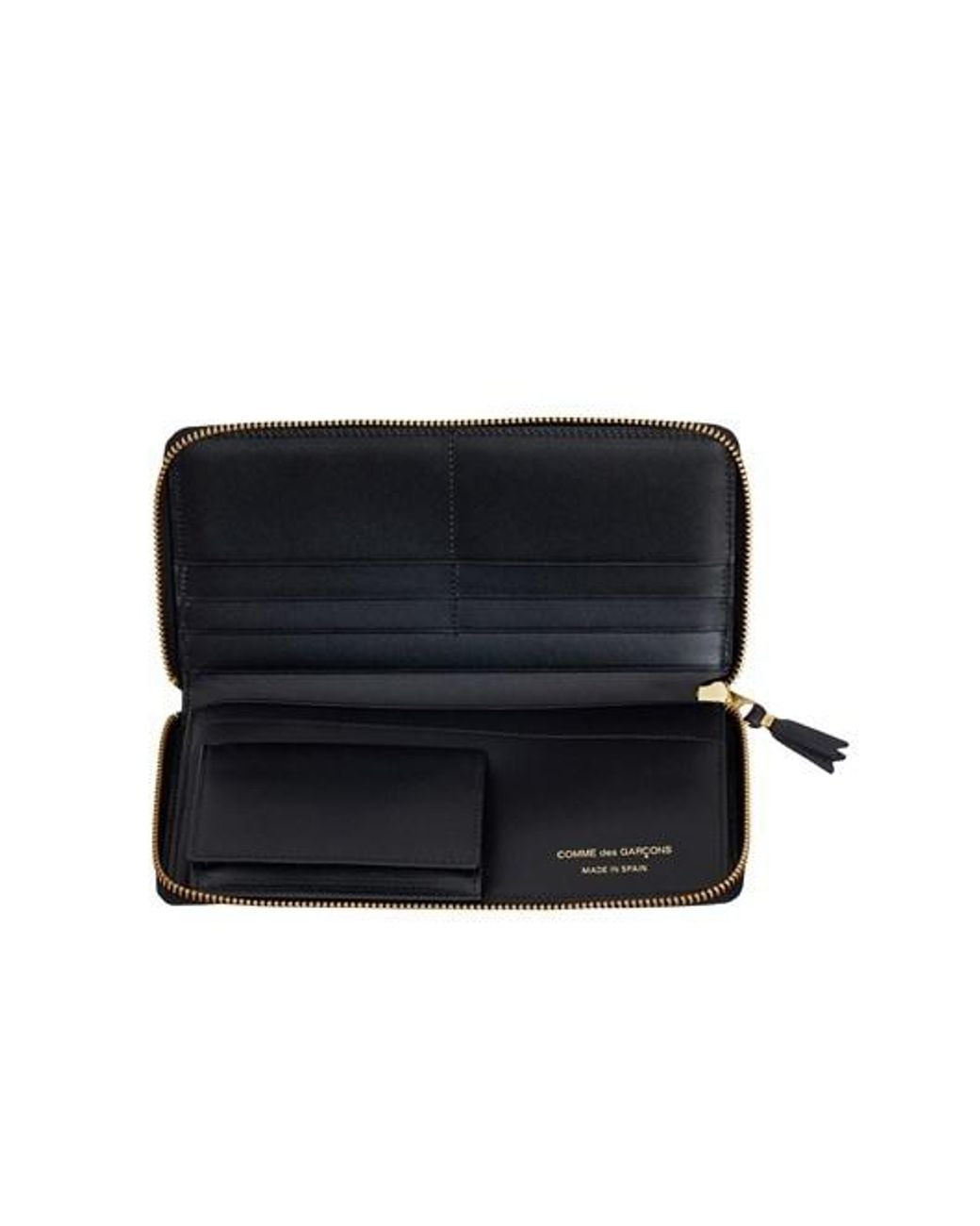Comme des Garçons Black Zip-Around Wallet for men