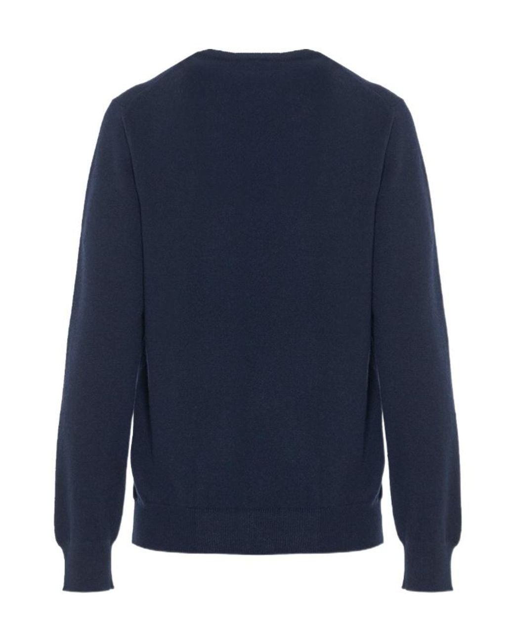 Malo Blue V-Neck Knitwear for men
