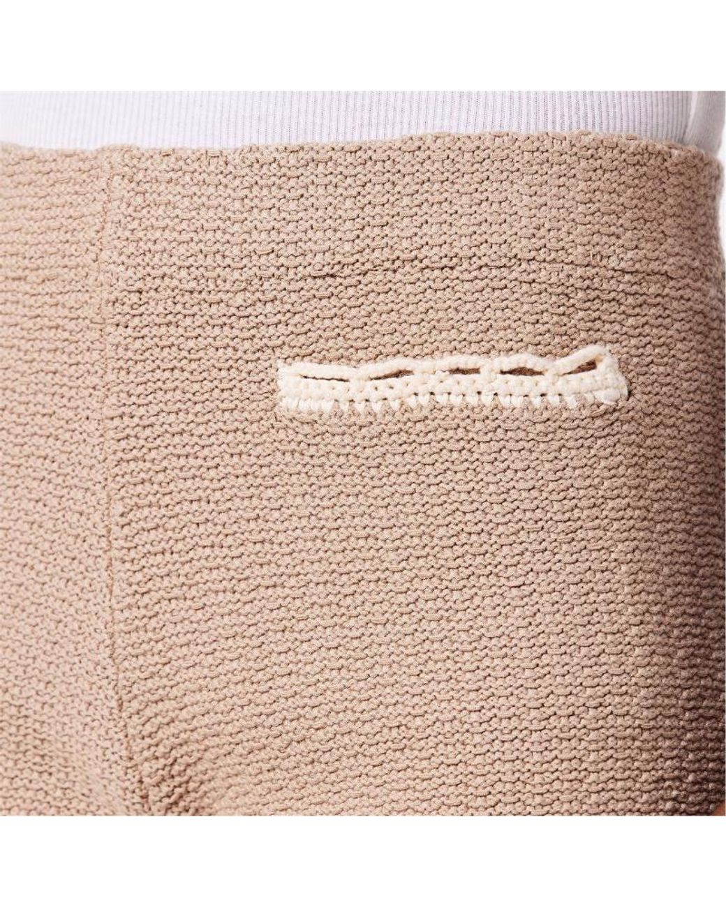 Posse Natural Color-Blocked Trim Shorts