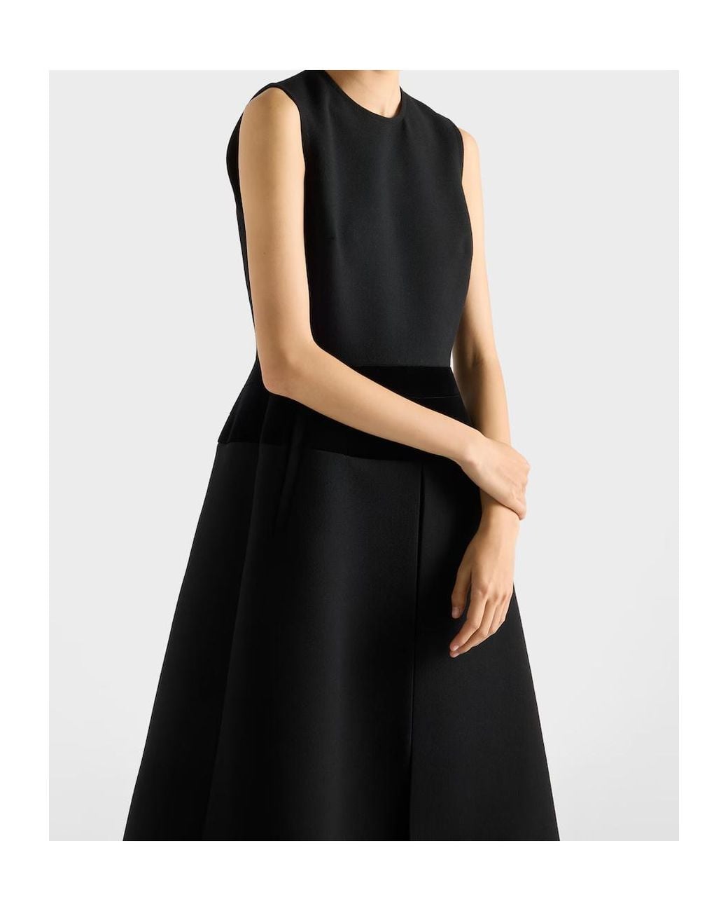 Prada Black Natté Fabric Dress