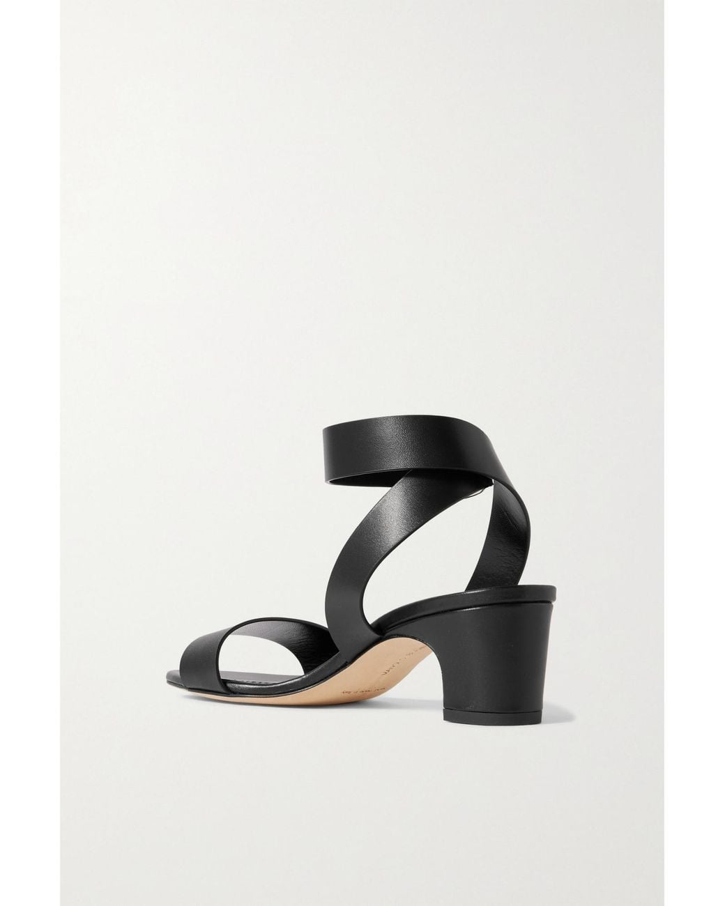 Manolo Blahnik Multicolor Minimalist Double-Strap Sandals
