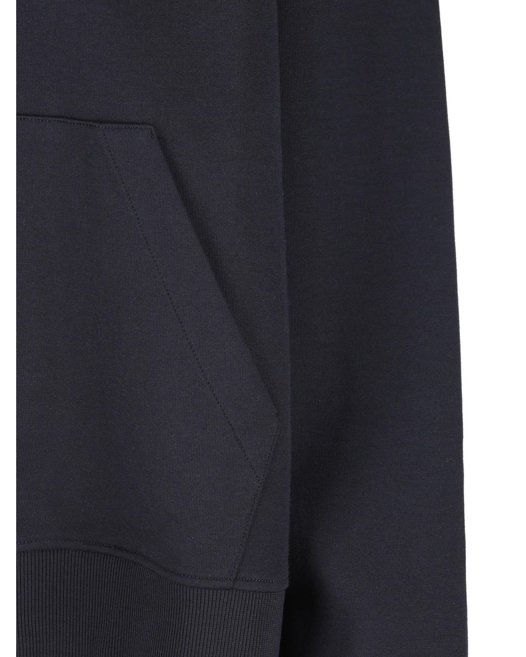 Max Mara Black Cotton-Blend Zip-Up Hoodie