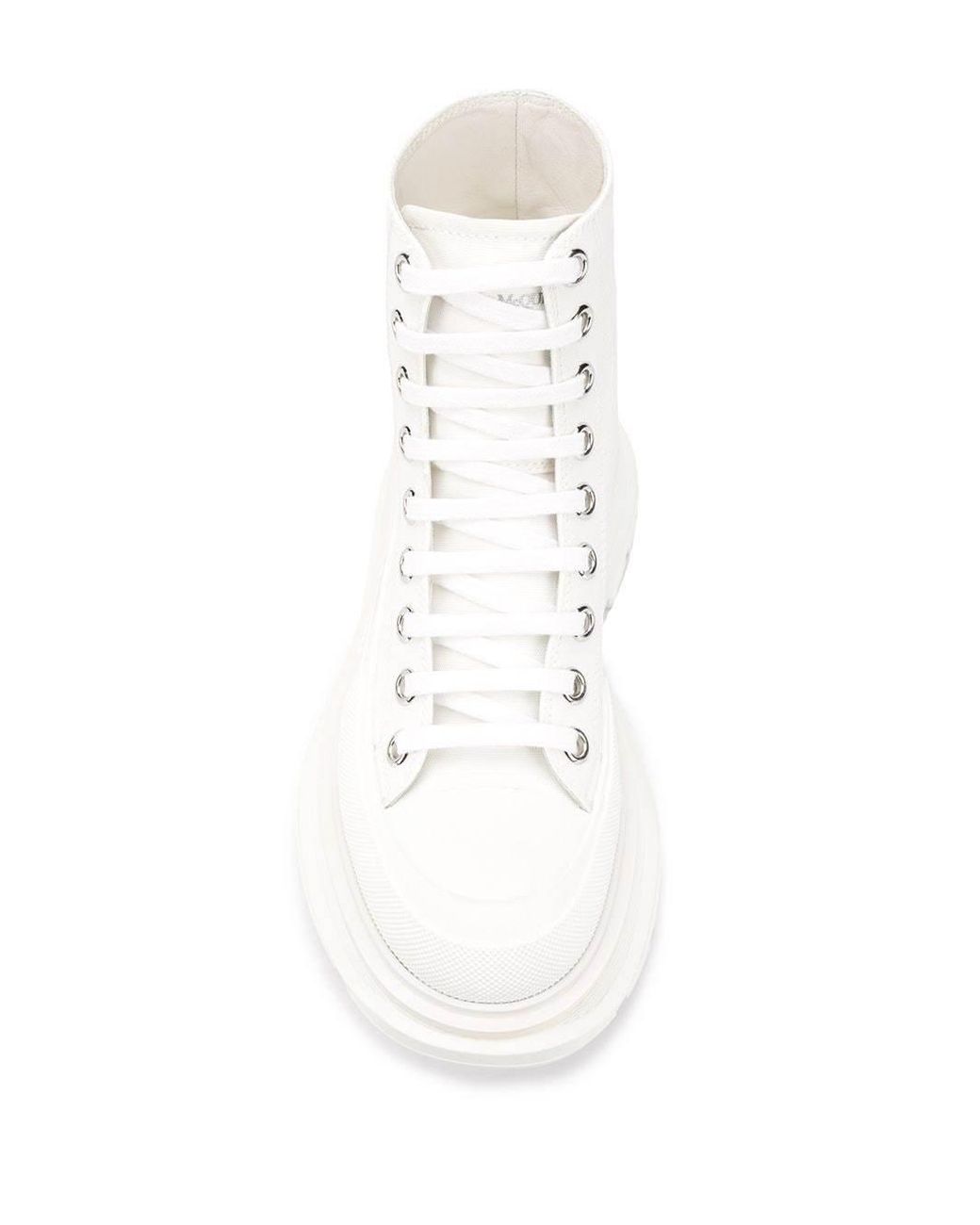 McQueen White Tread Slick Boots