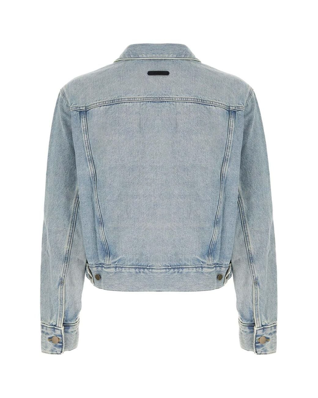 Fear Of God Blue Long-Sleeve Denim Jacket for men