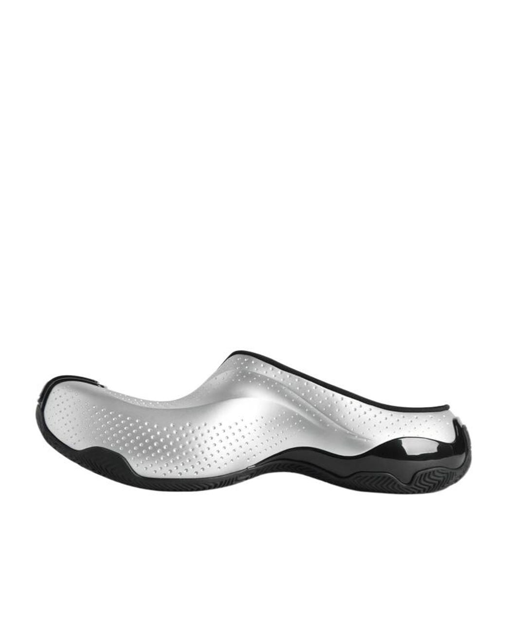 Balenciaga White Basketball Slip-On Sneakers for men