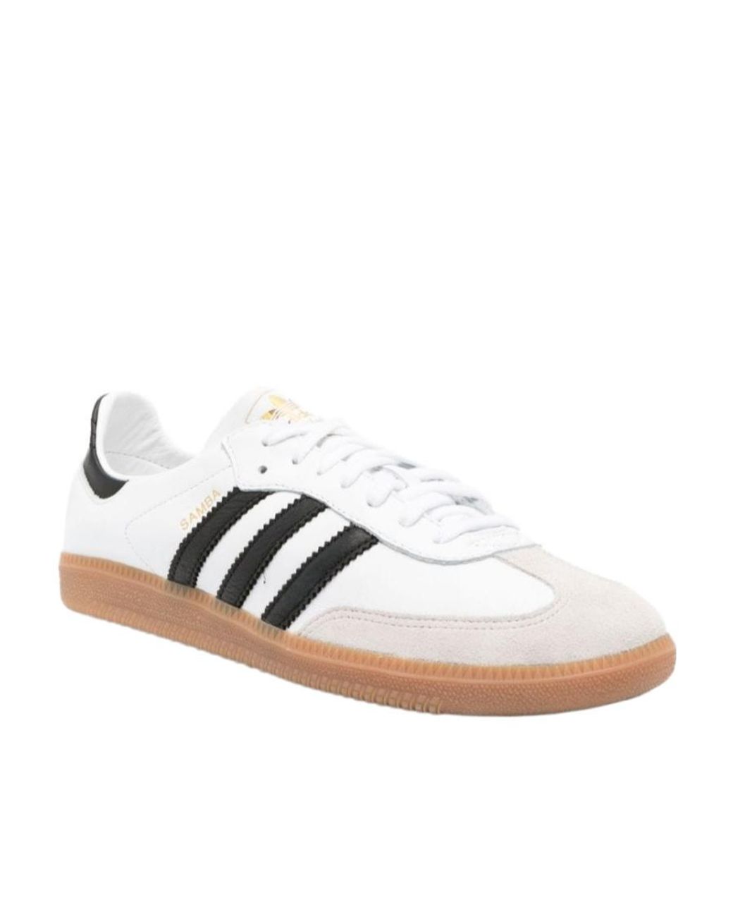 Adidas Originals White Samba Decon Low-Top Sneakers for men