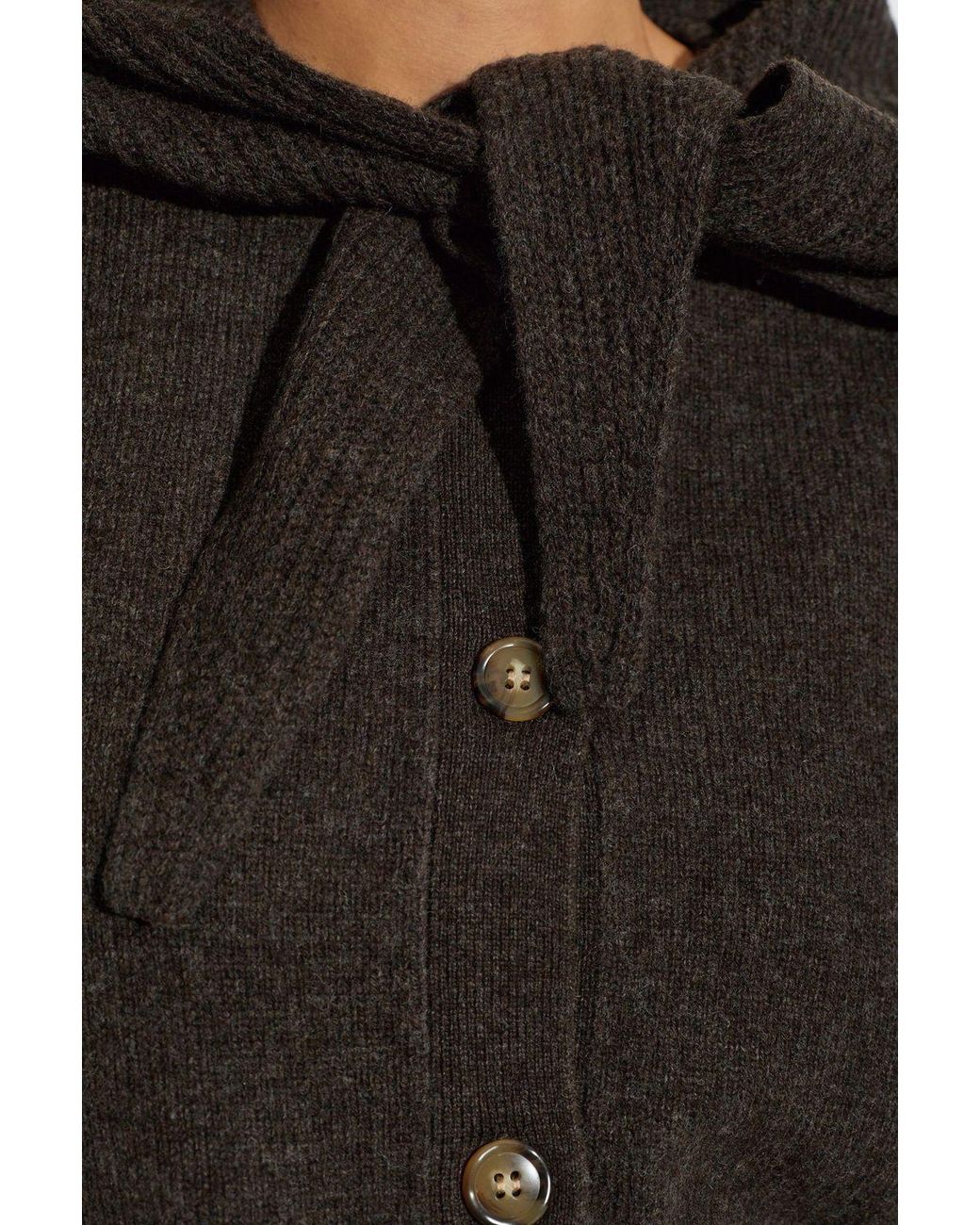 Baum und Pferdgarten Black Clarine Hooded Cardigan for men