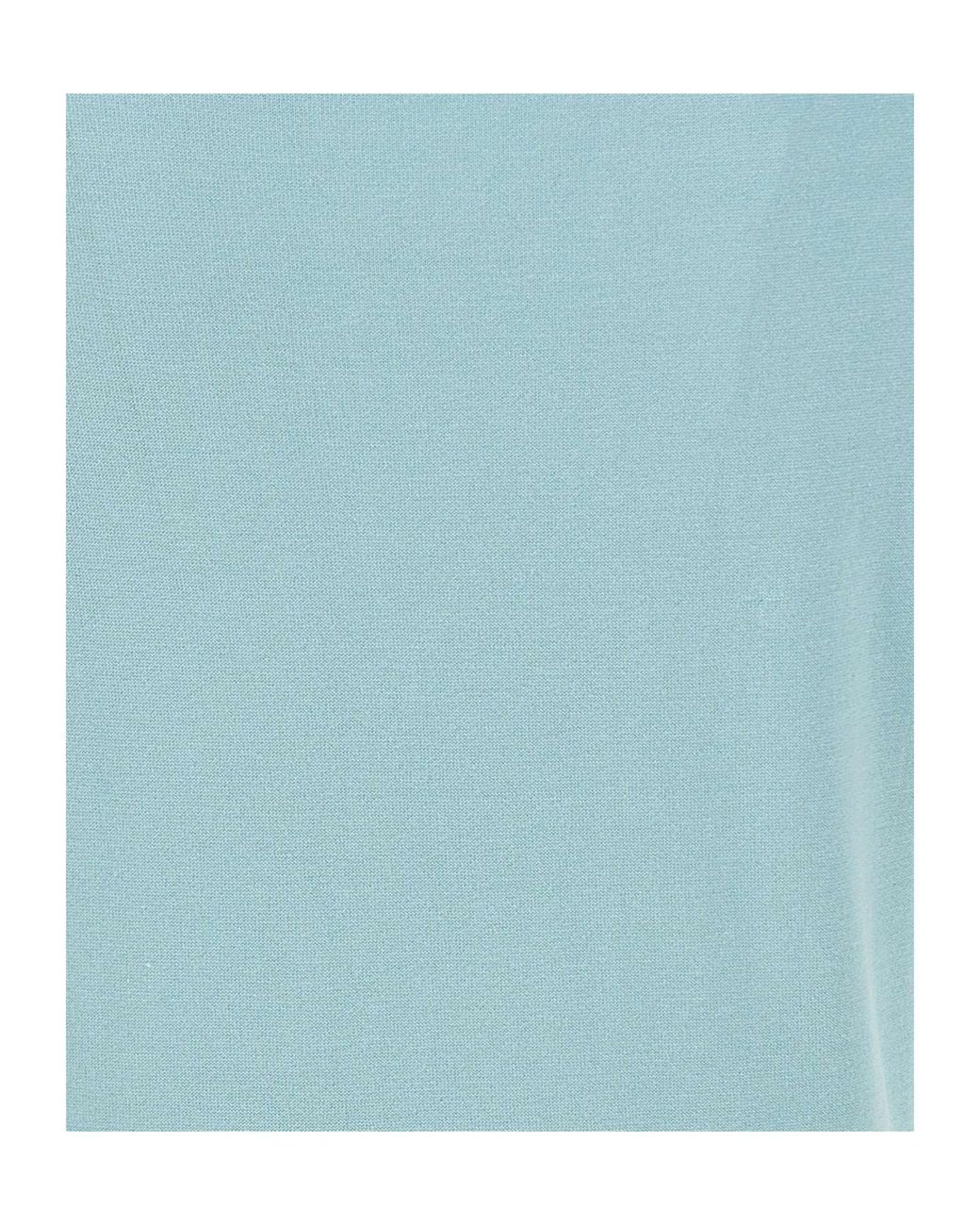 Gran Sasso Blue Short-Sleeve Crew Knitted Sweater for men