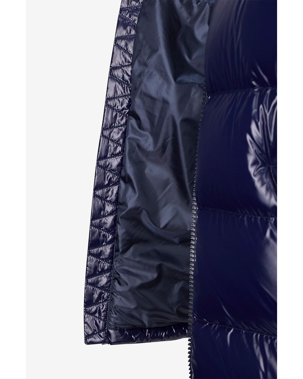 Herno Blue Quilted Hooded Down Jacket for men