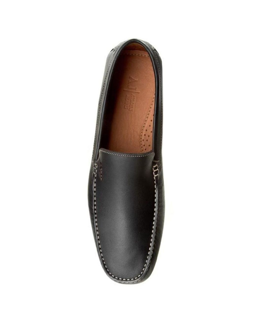 Armani Jeans Brown Logo Details Business Casual Shoes for men