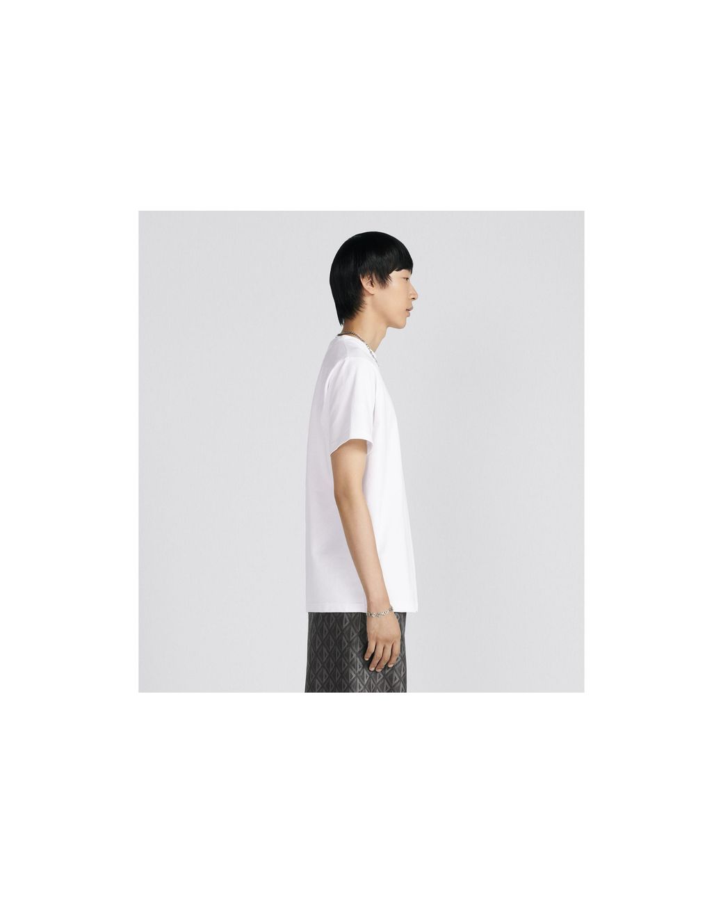 Dior White Cd Diamond Relaxed-Fit T-Shirt for men