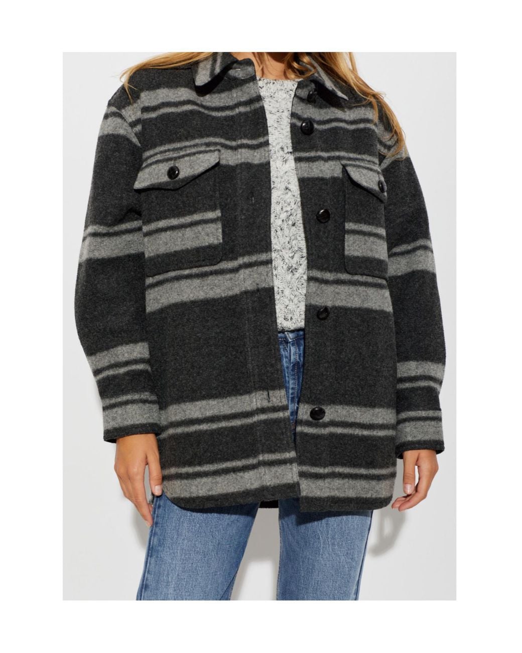 Isabel Marant Black Long-Sleeve Casual Jacket