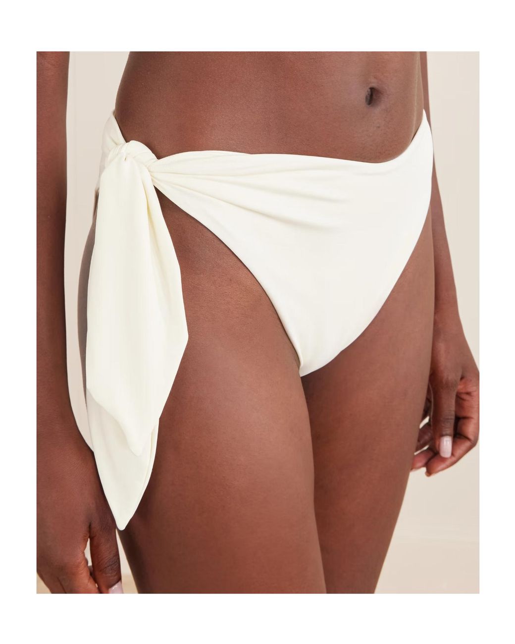 Magda Butrym White Stretch-Jersey Bikini Briefs
