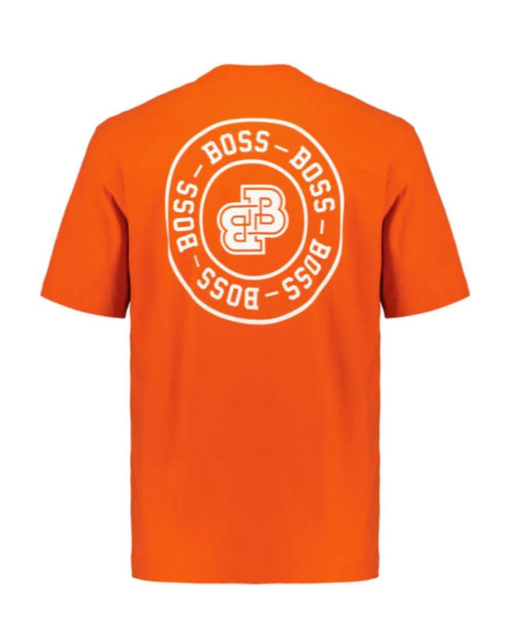 Boss Orange T-Shirt With Round Neck And Short Sleeves for men