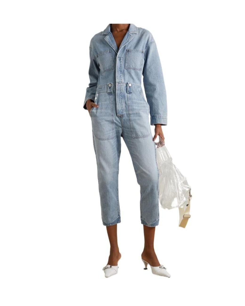 Citizens of Humanity Blue Amel Denim Jumpsuit