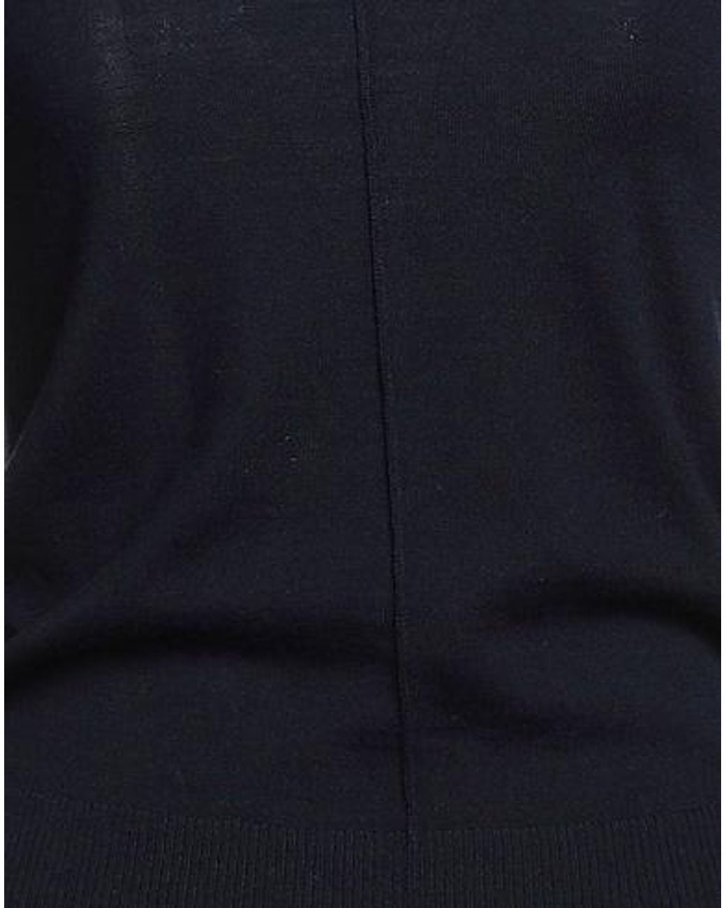 Chloé Blue Solid Wool Turtleneck Long-Sleeve Top