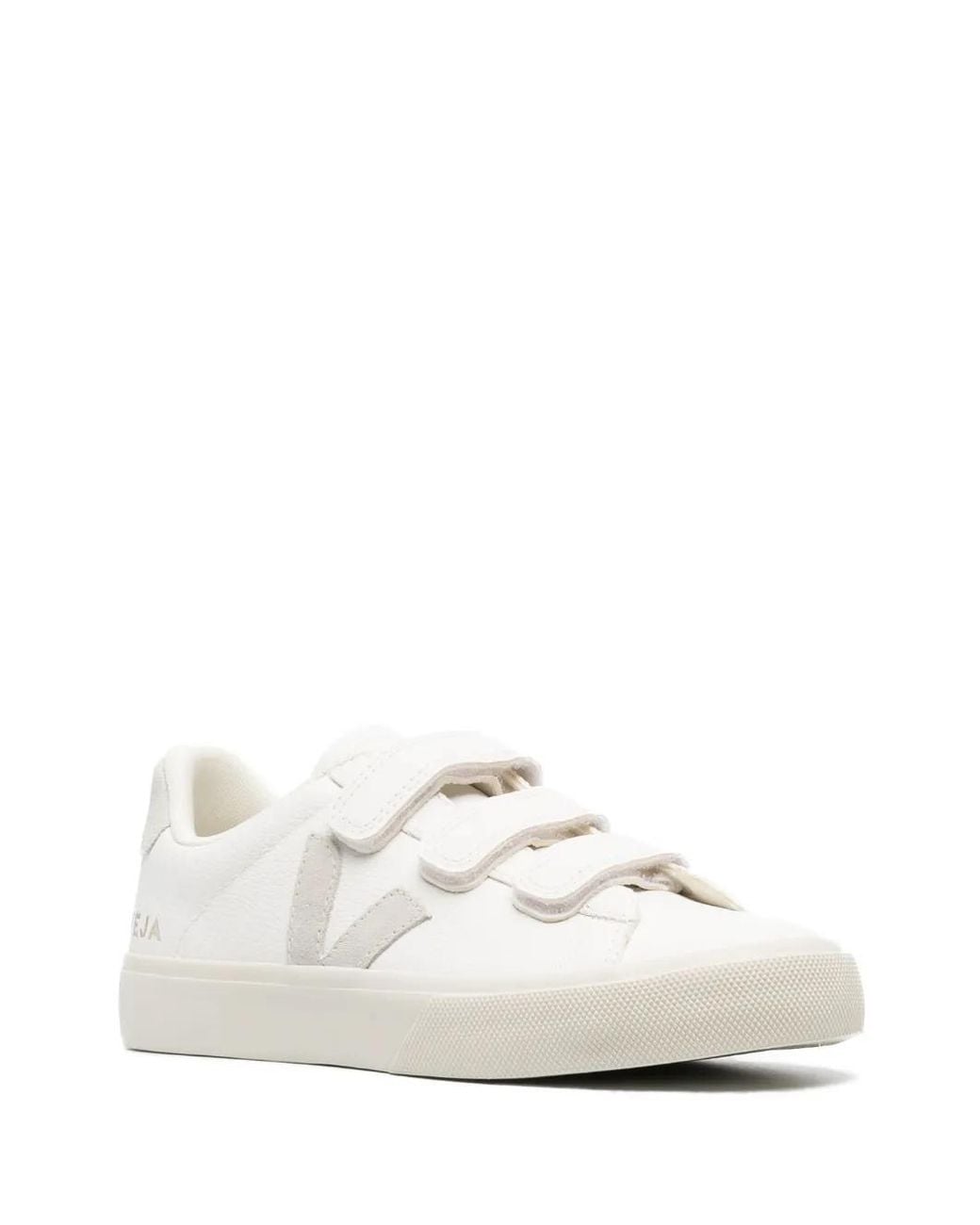 Veja White Recife Chromefree Touch-Strap Sneakers