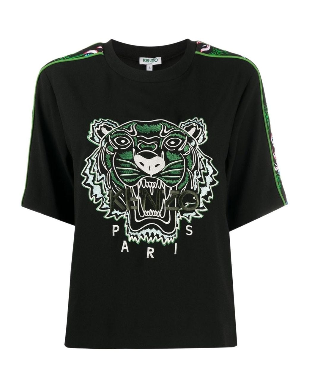 KENZO Black Open-Necked Shirt