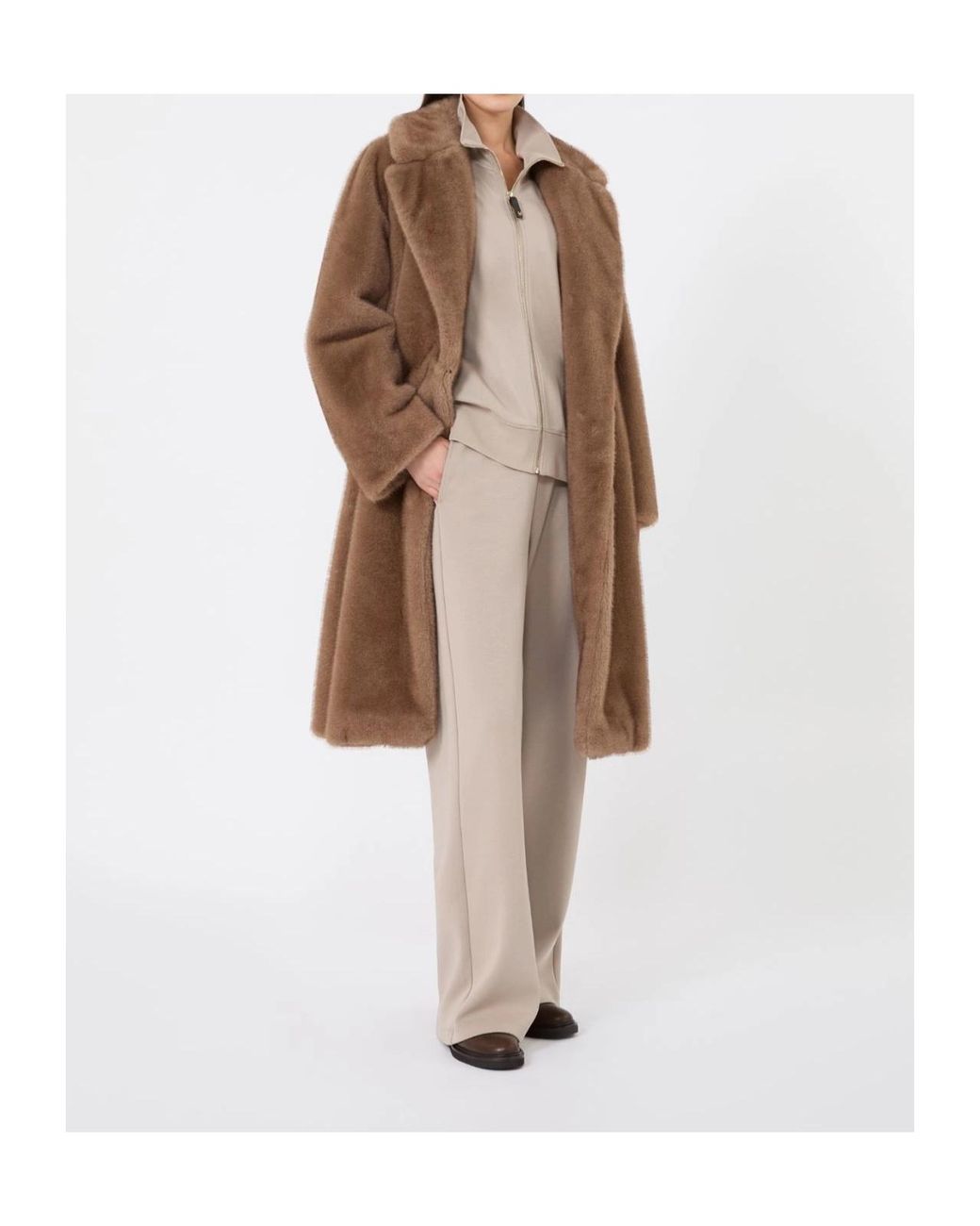 Max Mara Natural 'S Smmcarezza Zip-Up Jacket