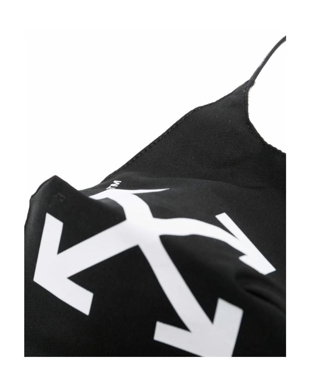 Off-White c/o Virgil Abloh White Arrow Logo Printed Face Mask for men
