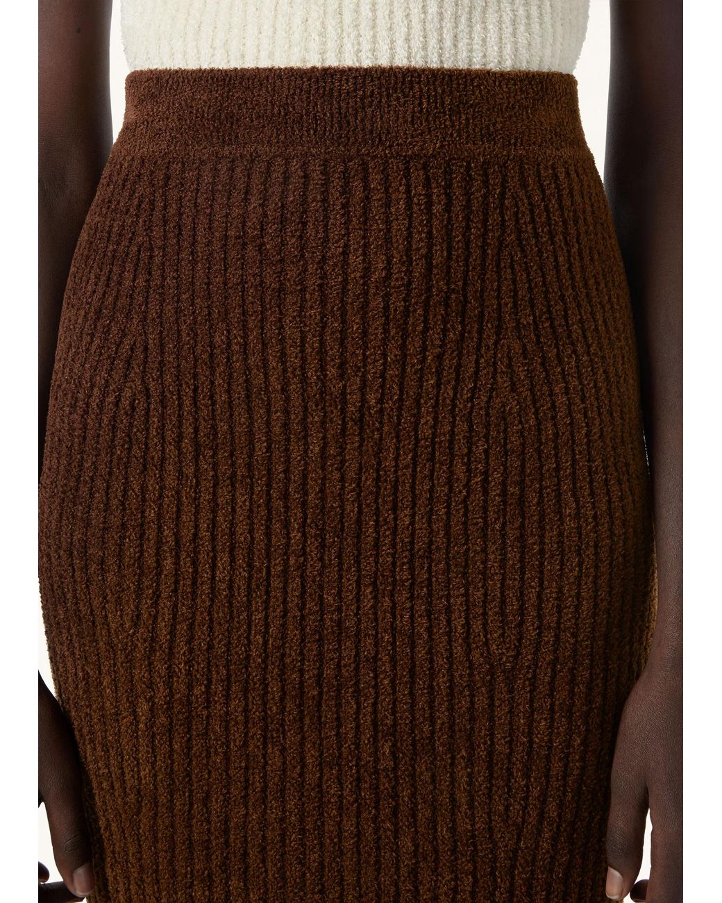 Loro Piana Brown Wisteria Skirt