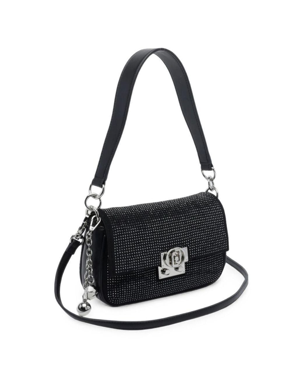 Liu Jo Black Studded Chain Shoulder Bag