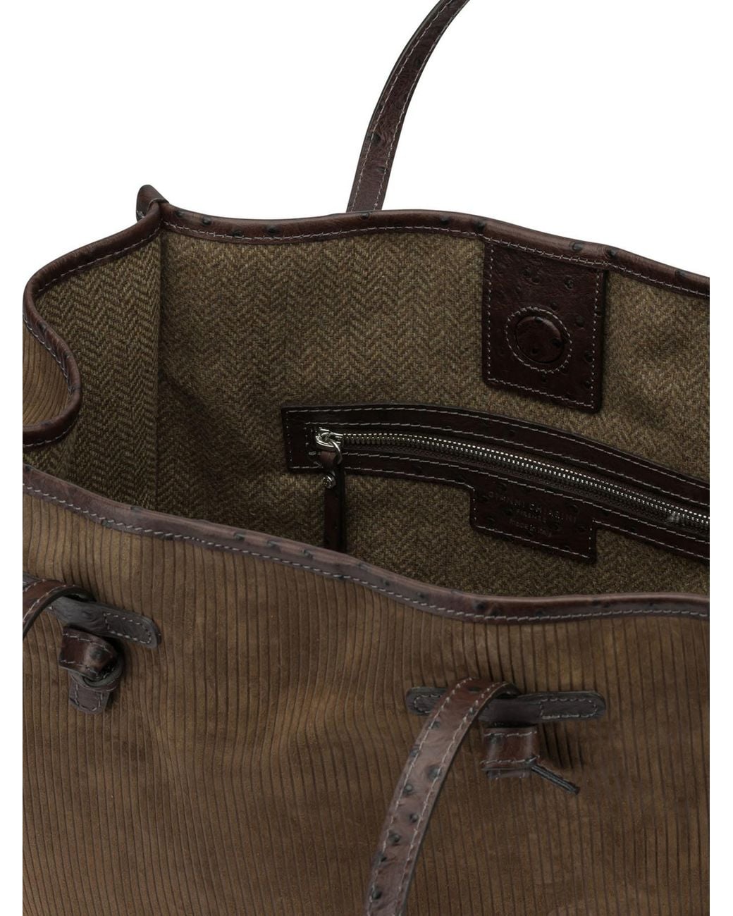 Gianni Chiarini Brown Top-Handle Handbag