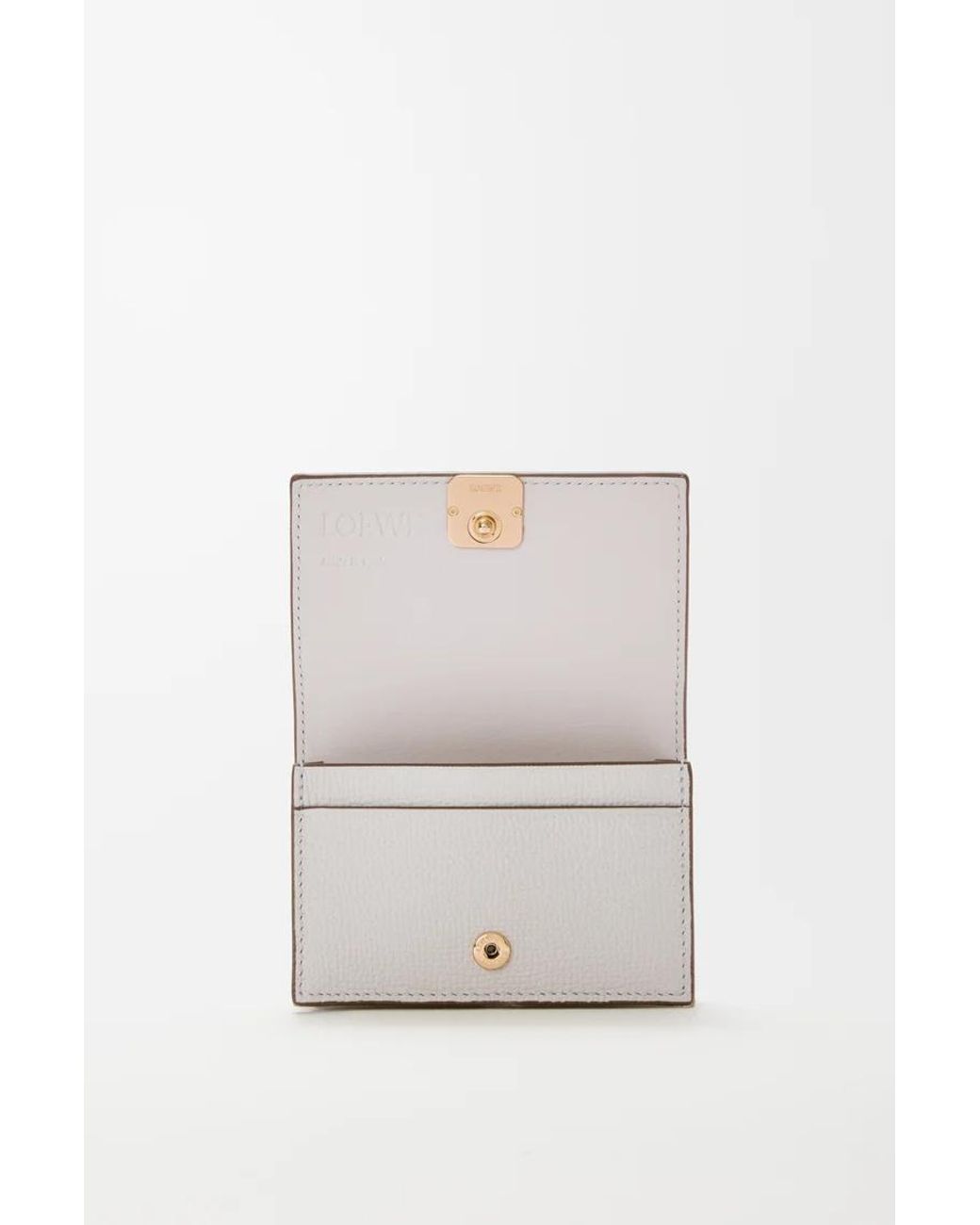 Loewe White Anagram Business Cardholder