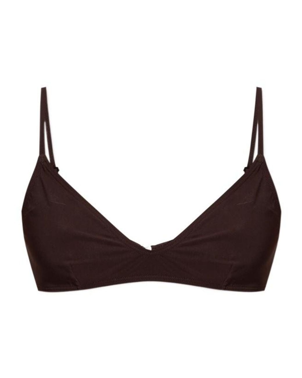 Tory Burch Brown Triangle Cup Bralette