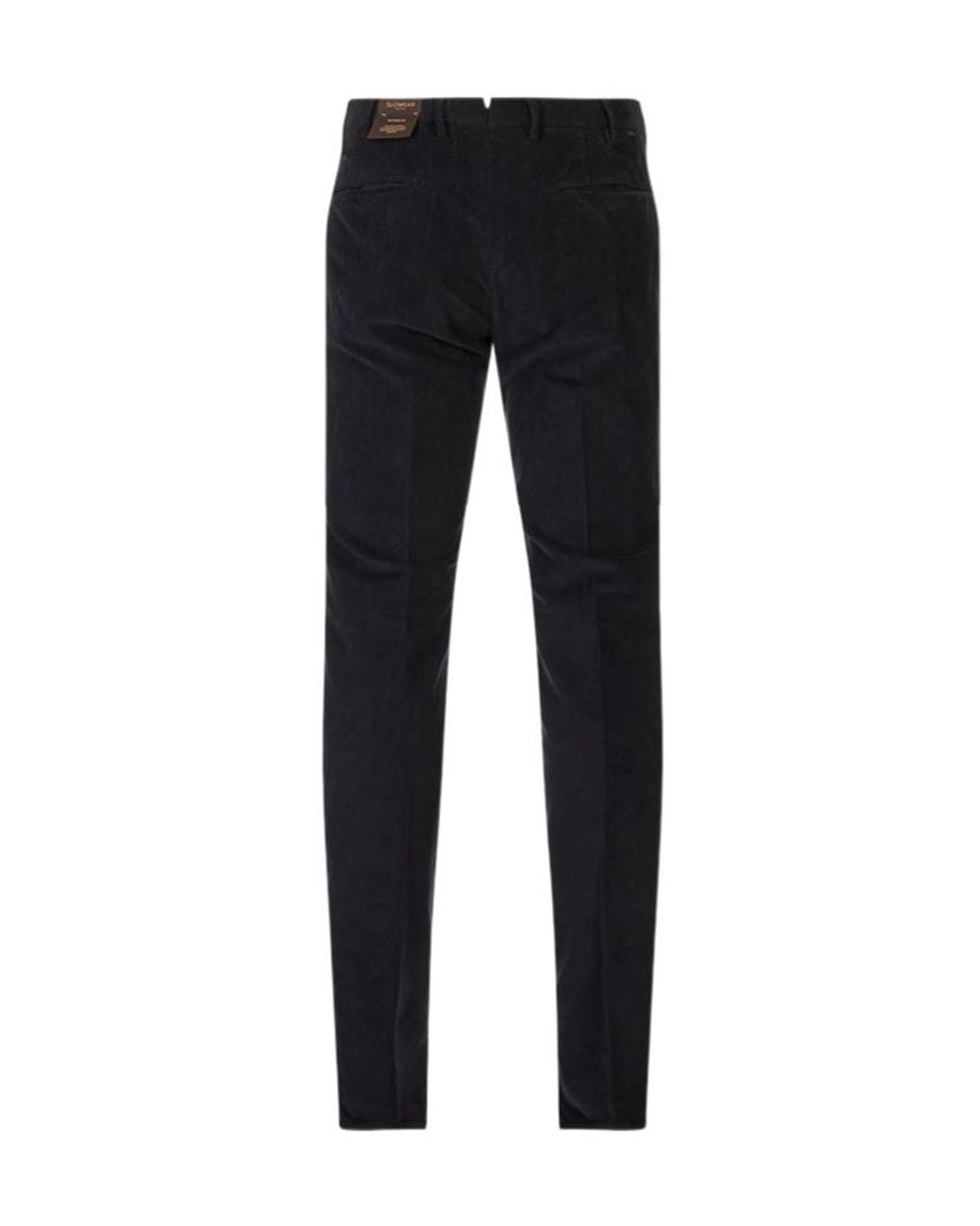 Incotex Black Corduroy Trousers for men