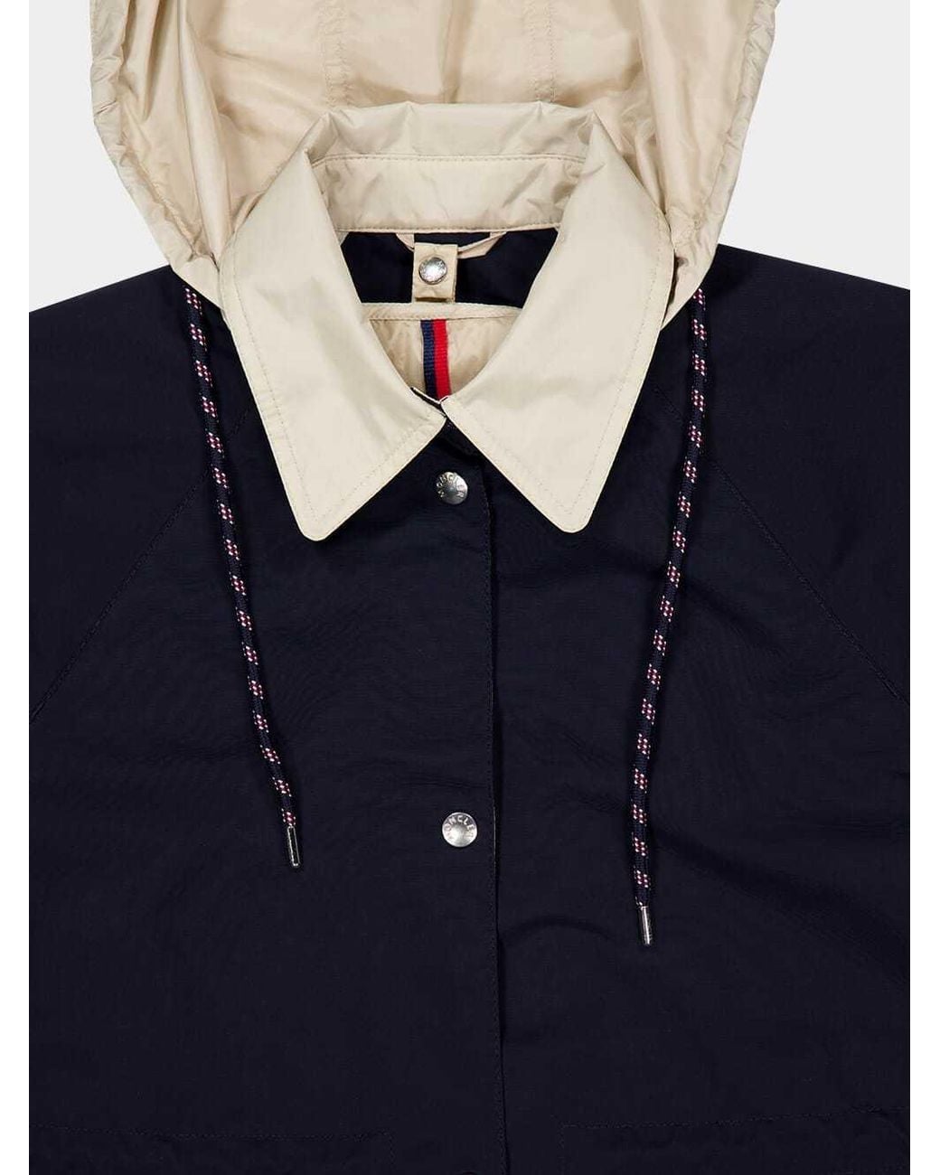 Moncler Blue 3-In- Long Down Jacket