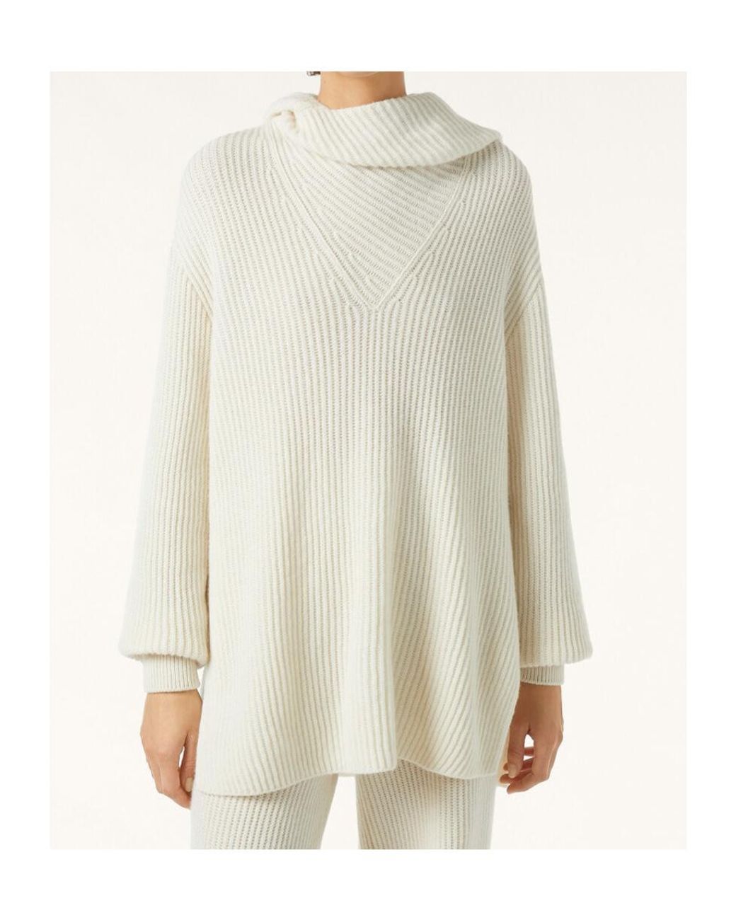 Loro Piana White Juniper Scarf Sweater
