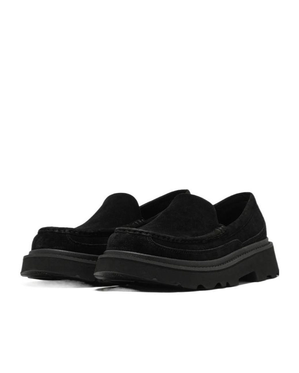 Ugg Black Ascot Lug-Sole Loafers for men