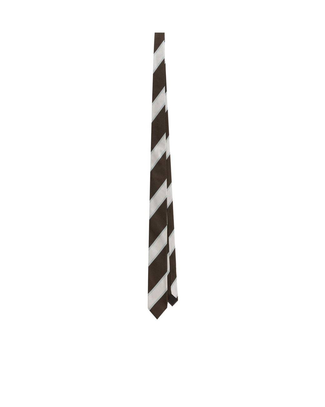 Dolce & Gabbana White Striped Tie for men