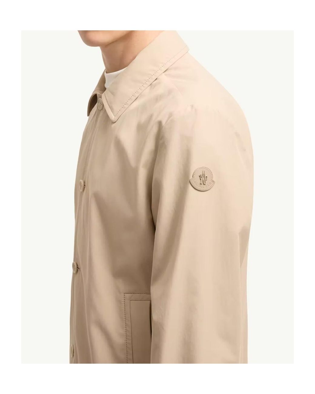 Moncler Natural Gilben Shirt Jacket for men