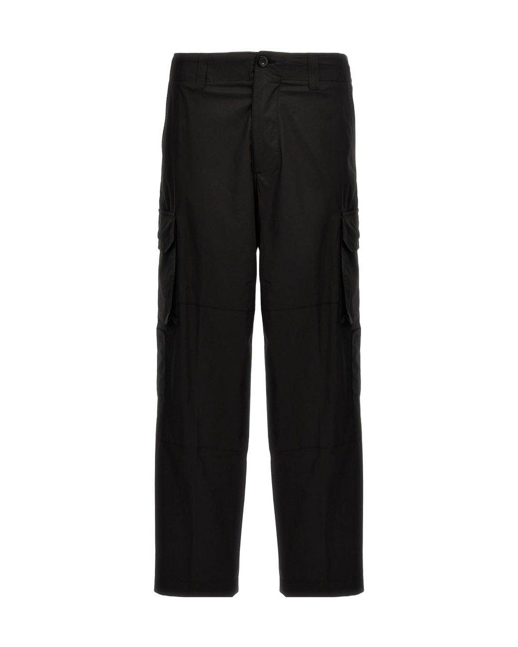 Department 5 Black Fleet Utility Trousers for men