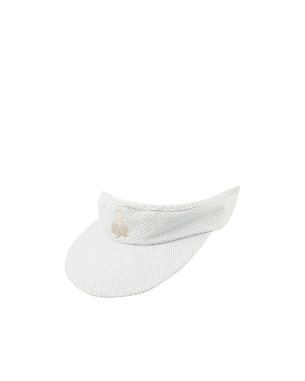 Isabel Marant White Simple Wide Brim Hat