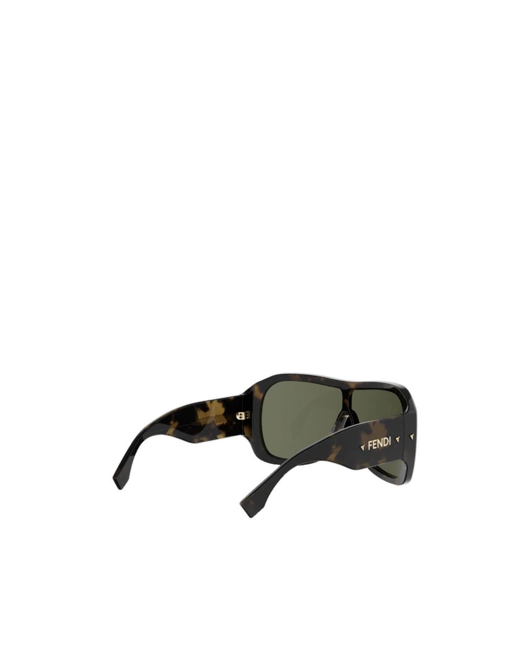 Fendi Green Eyewear Pilot Frame Sunglasses