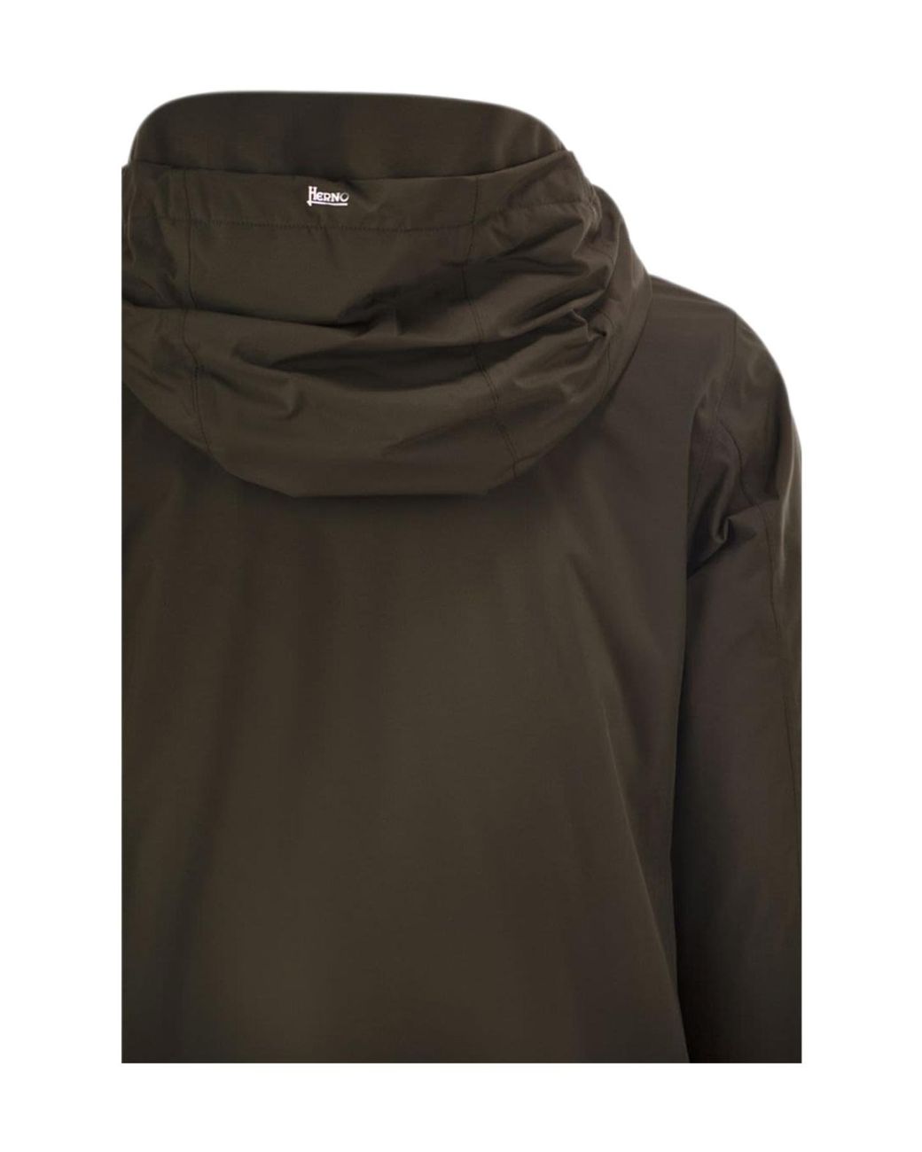 Herno Green Long-Sleeved Down Jacket