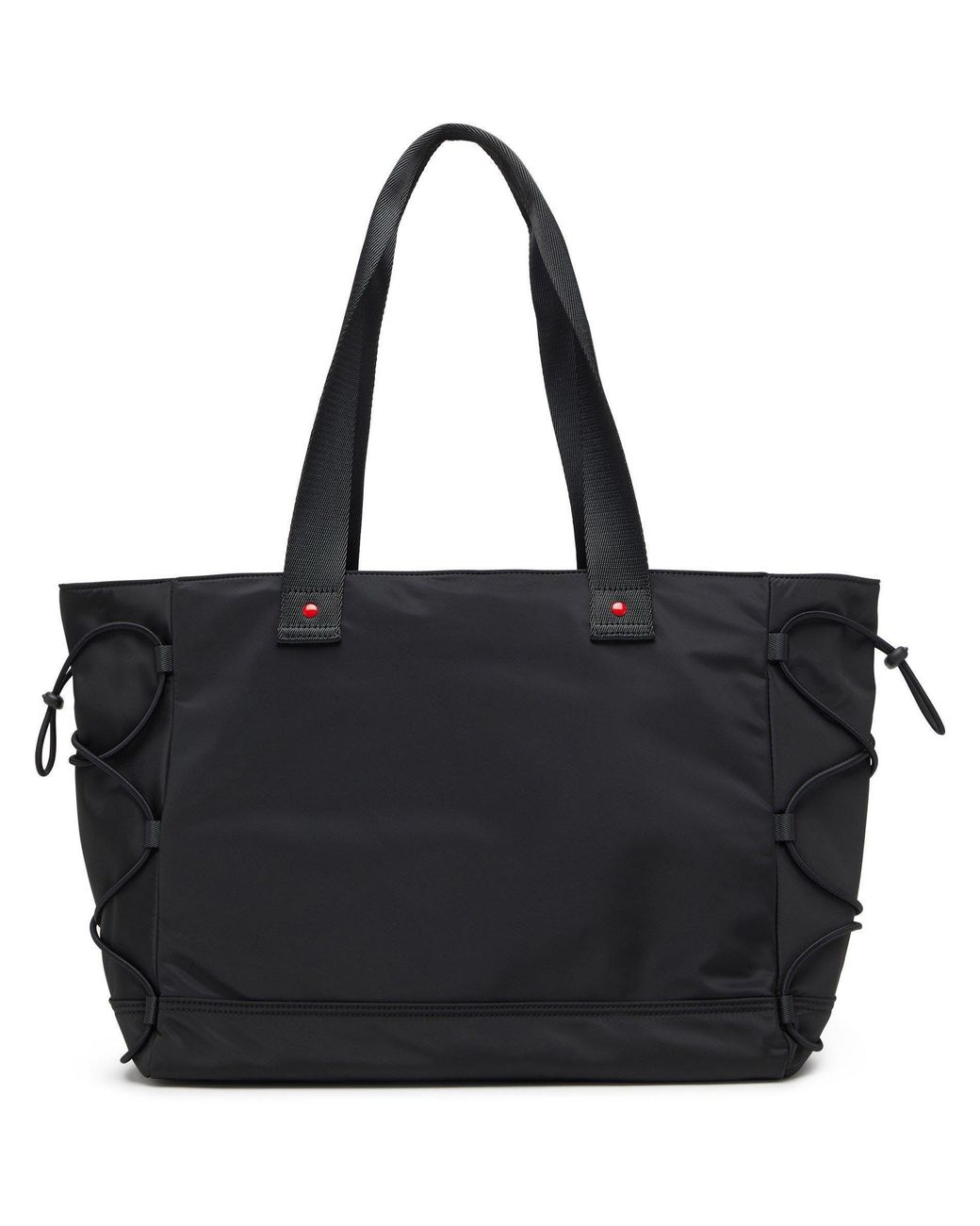 DIESEL Black Simple Tote Bag for men