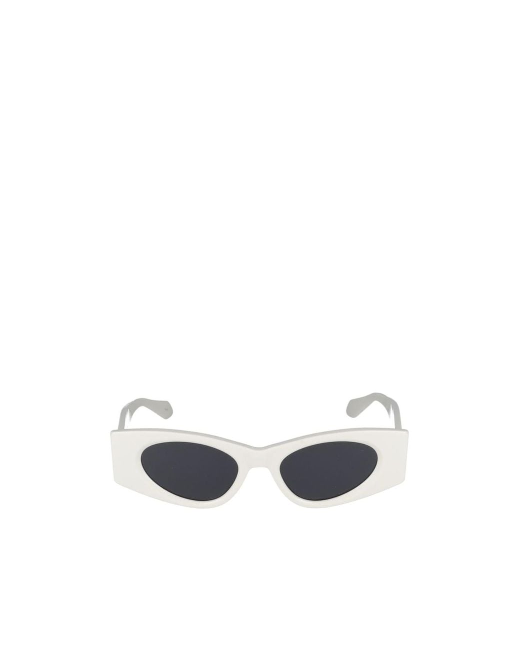 Alaïa White Alaïa Cat-Eye Frame Sunglasses