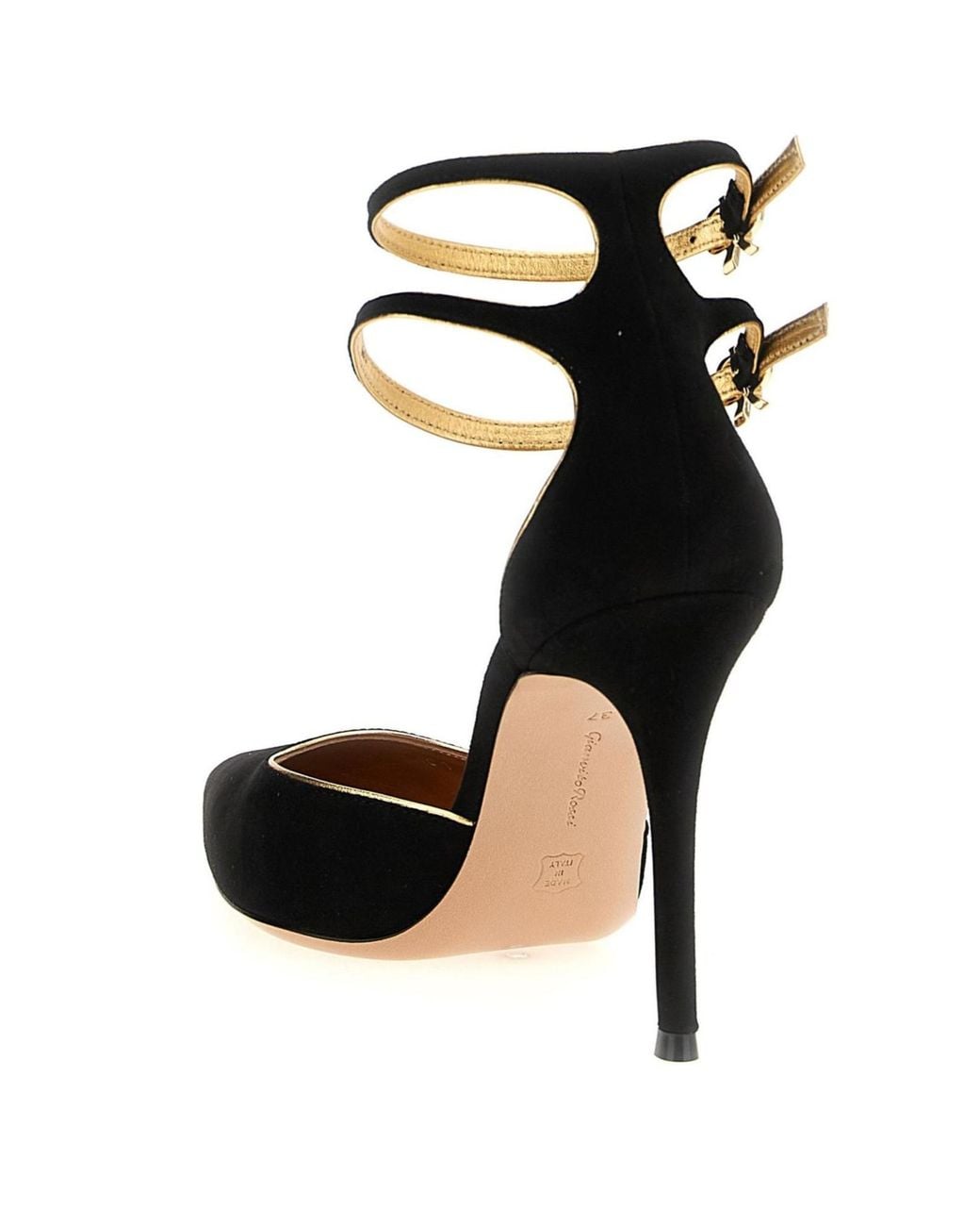 Gianvito Rossi Metallic Ivette Pointed-Toe Pumps