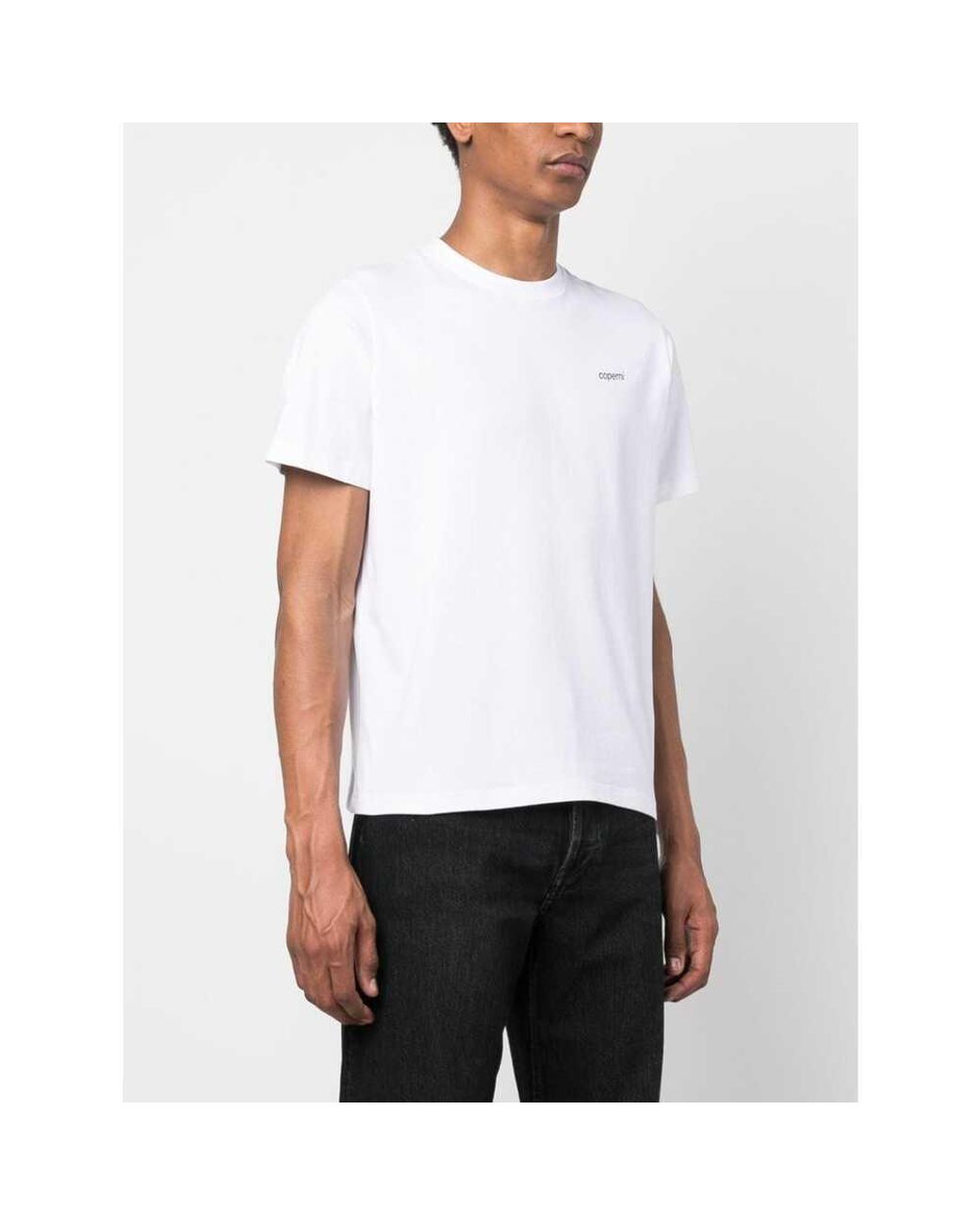 Coperni White Logo Boxy T-Shirt for men