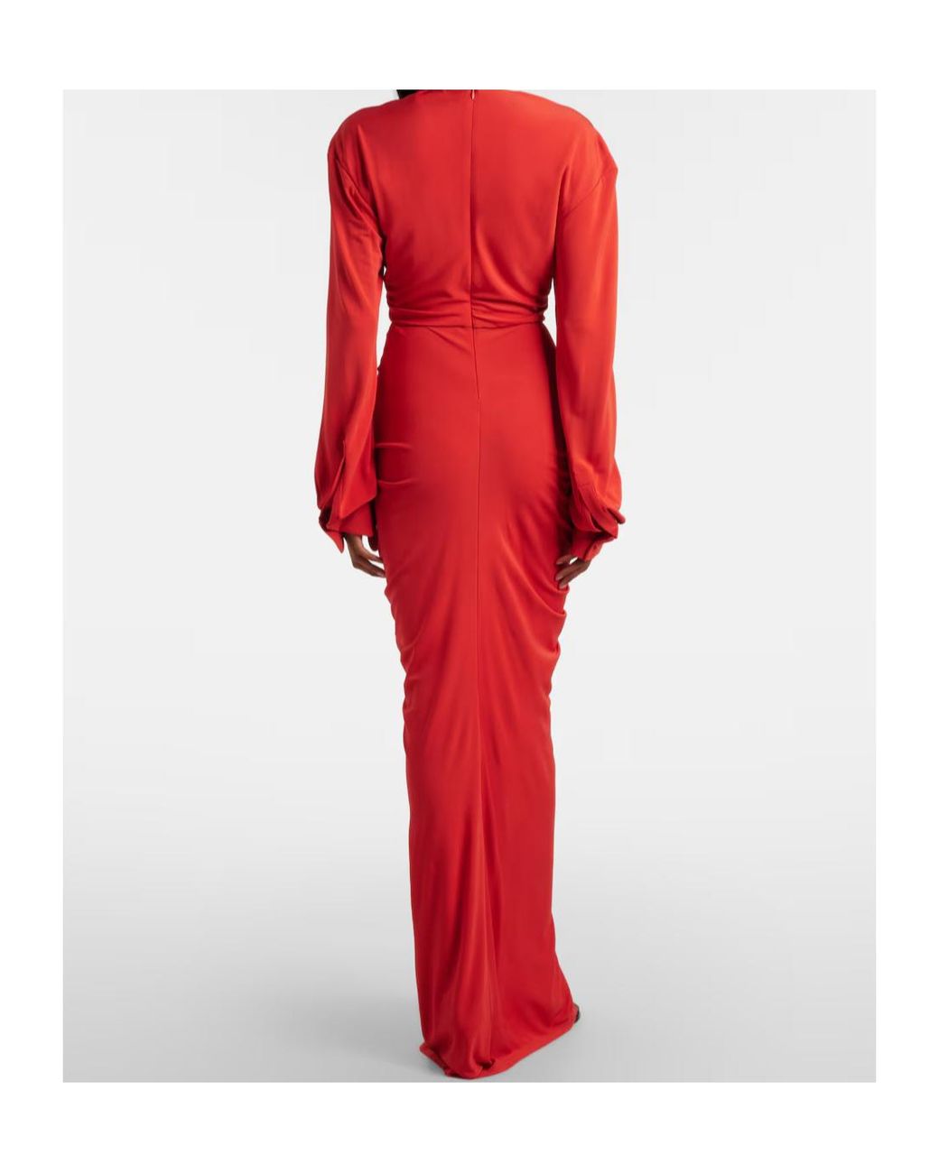 Christopher Esber Vivenda Cutout Gathered Gown