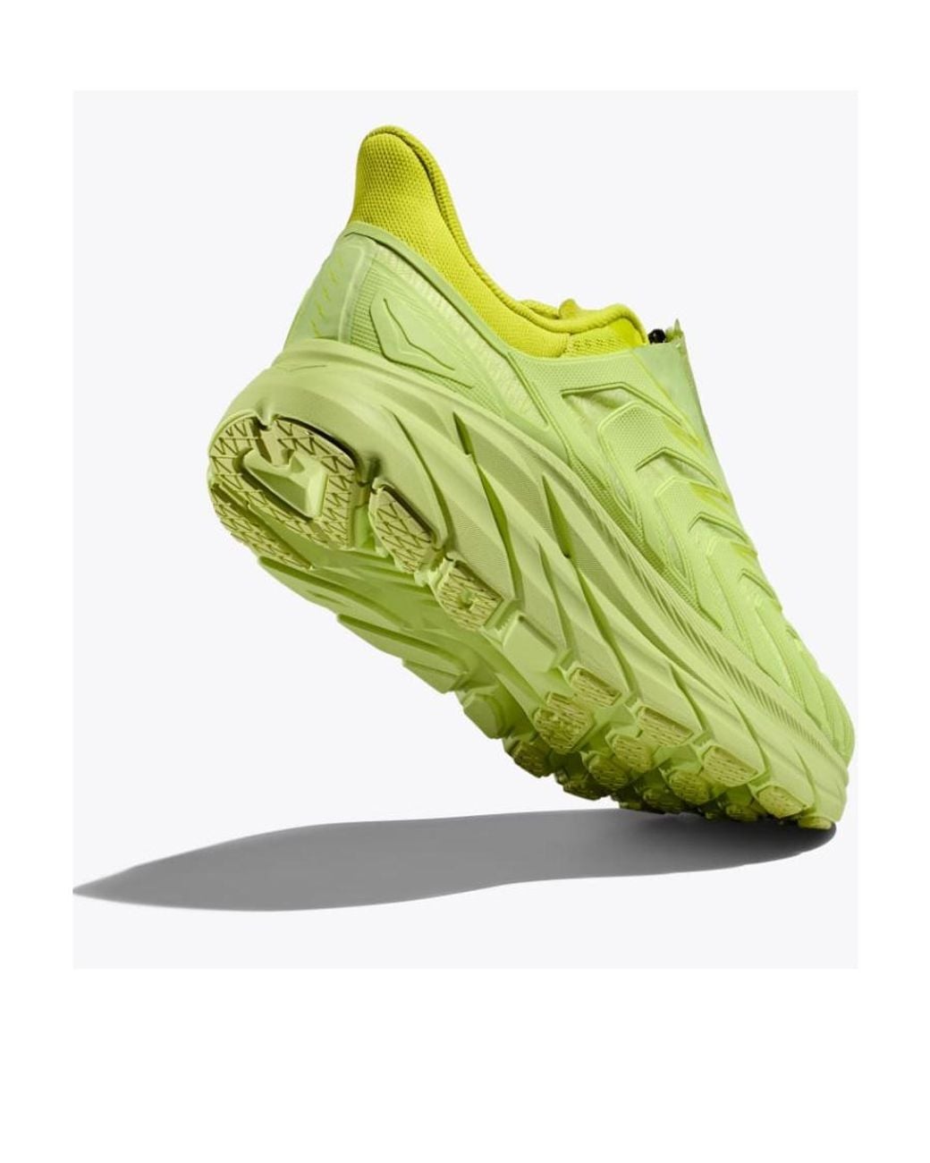 Hoka One One Green Zipper Closed Sneakers for men