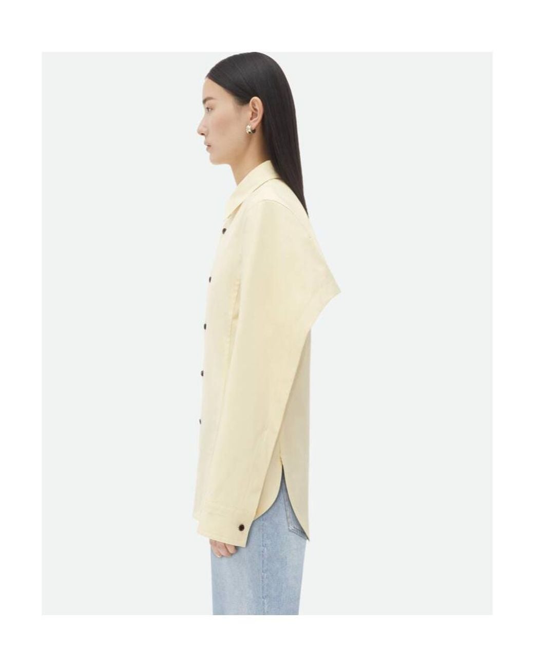 Bottega Veneta Natural Storm Flap Shirt