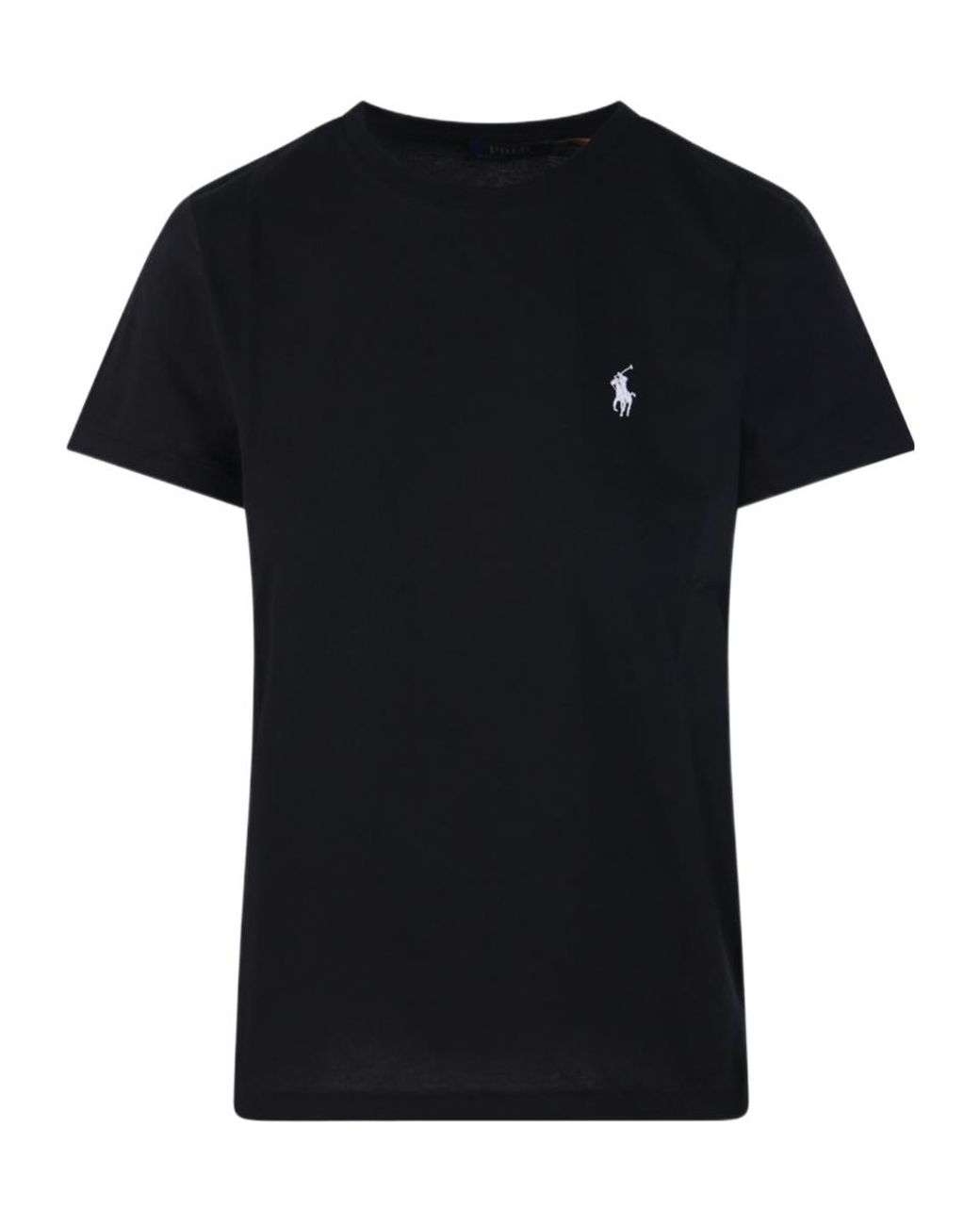 Polo Ralph Lauren Black Ralph Lauren Logo Crew-Neck T-Shirt