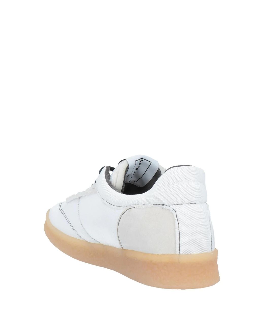 MM6 by Maison Margiela White Two-Tone Casual Shoes